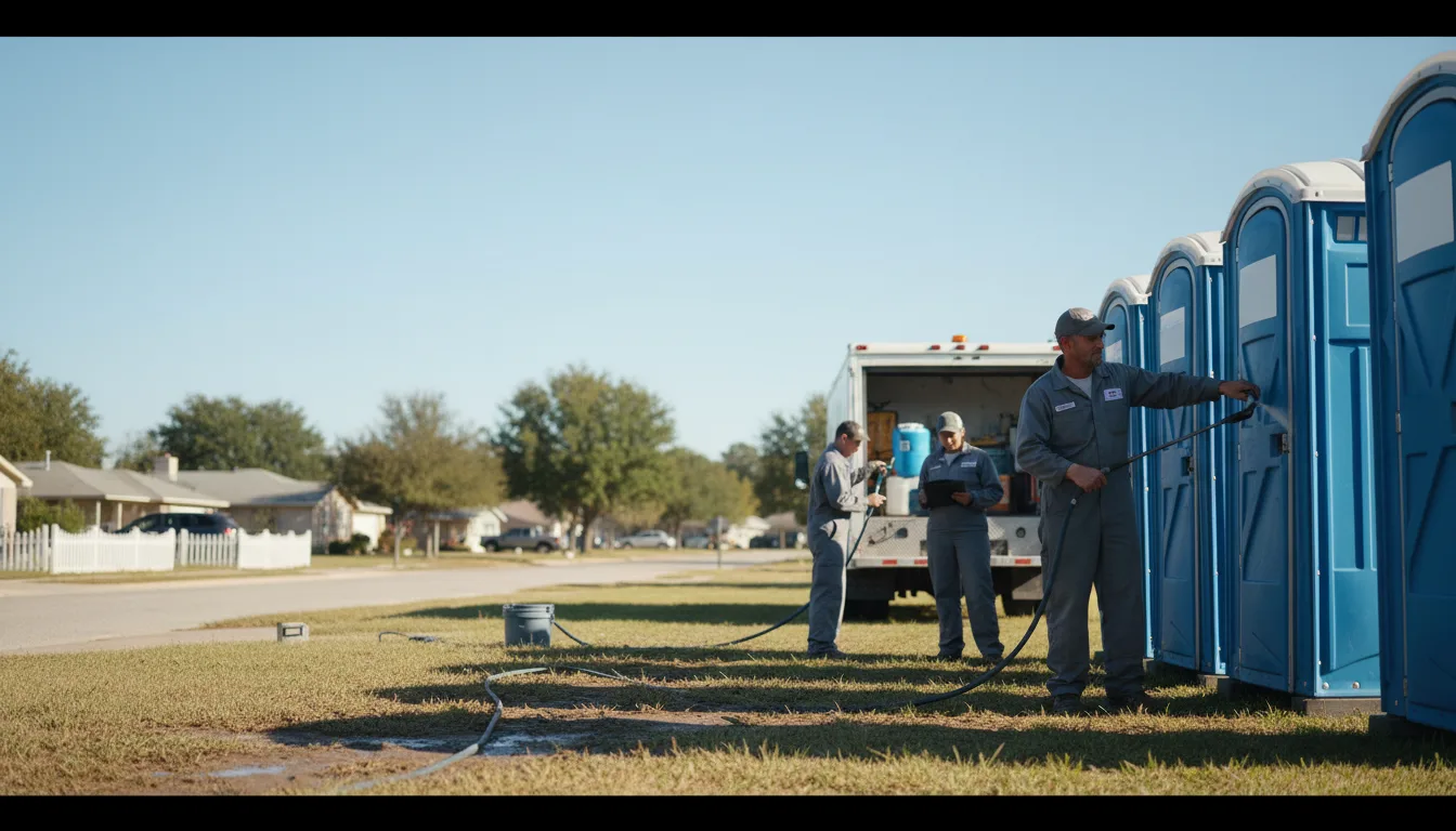 Long-Term Portable Toilet Rental in Mapleton, IL near me